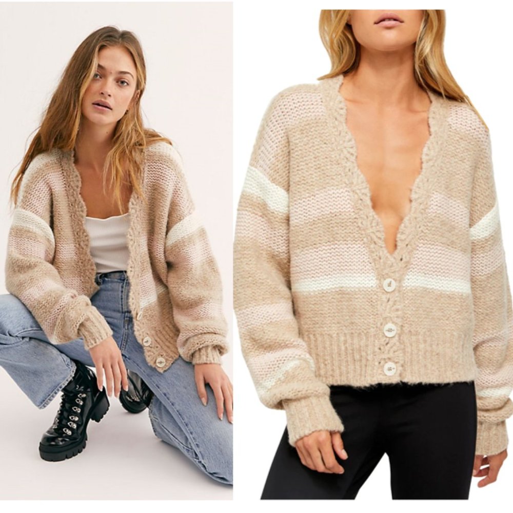 NEW Free People Fine Time Cardigan